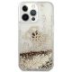 3. Etui Guess 4G Big Liquid Glitter na iPhone 13 Pro Max 6,7" - złote