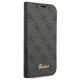 5. Etui Guess 4G Vintage Gold Logo na iPhone 14 Pro - czarne