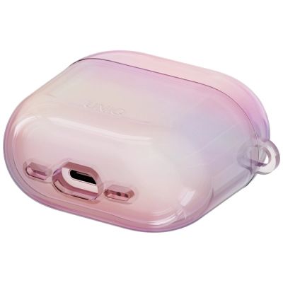 3. Etui UNIQ Iridescia na AirPods 4 Hang Case - holo różowe