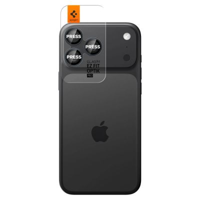 2. Osłona aparatu Spigen Optik.tR EZ Fit Camera Protector na iPhone 14 Pro / Pro Max / 15 Pro / Pro Max - tytan błękitny 2 szt.