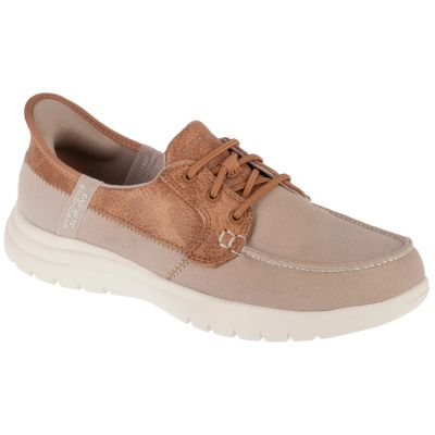 Skechers Slip-Ins: On-The-Go Flex - Palmilla 136536-TPE Beżowe 36