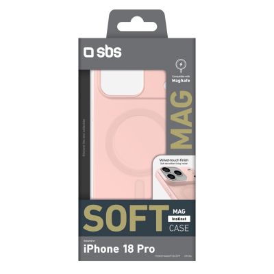 2. Etui SBS Instinct Mag na iPhone 18 Pro / 17 Pro kompatybilne z MagSafe - różowe