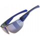 4. Okulary rowerowe UVEX Equate, black/blue matt/mirror blue