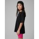 4. T-shirt loose z nadrukiem dziewczęcy 4F 4FJRSS26TTSHF4137-20S