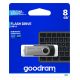 5. Pendrive GoodRam Twister UTS2-0080K0R11 (8GB; USB 2.0; kolor czarny)