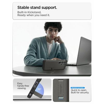 10. Etui Spigen Tough Armor Mag MagSafe na Samsung Galaxy S26 Ultra - szare