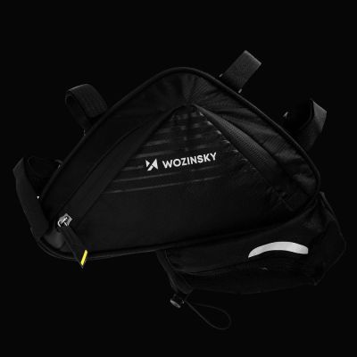 3. Wozinsky torba rowerowa pod ramę 1,5l czarna (WBB23BK)