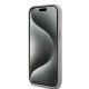 5. Etui DKNY Leather Mono Stripe & Metal Logo na iPhone 15 Plus / 14 Plus - beżowe