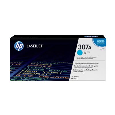 4. HP 307A oryginalny wkład z błękitnym tonerem LaserJet