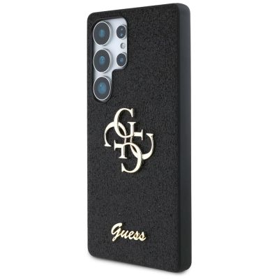 2. Etui Guess Fixed Glitter Big 4G Metal Logo do Samsung Galaxy S25 Ultra czarny