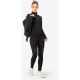 Longsleeve termoaktywny damski SUPER.NATURAL W SIERRA140 POCKET ZIP 1/4 czarna