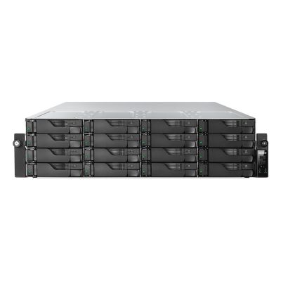 Asustor LOCKERSTOR 16R Pro Gen2 NAS Desktop AMD Ryzen™ 7 7745 16 GB DDR5 0 TB Czarny, Stal