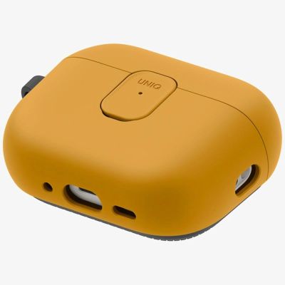 4. Etui UNIQ Clyde na AirPods Pro 3 gen - żółto-szary