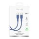 3. Kabel Puro ICON USB-C - USB-C 1,5m - niebieski