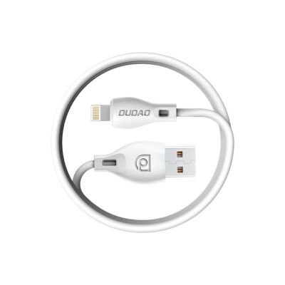 11. Dudao przewód kabel USB / Lightning 2.4A 1m biały (L4L 1m white)