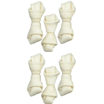 ZOLUX Kość wiązana biała 6 cm x 6