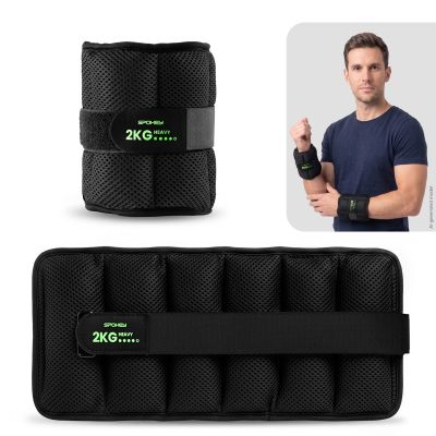2. Zestaw 2 obciążeń na nadgarstki lub kostki Spokey ACTIVE FORM 2 kg