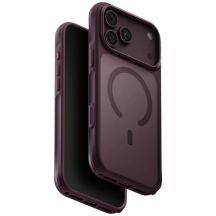 Etui UNIQ Veren Magclick Charging na iPhone 18 Pro Max / 17 Pro Max - burgundowe