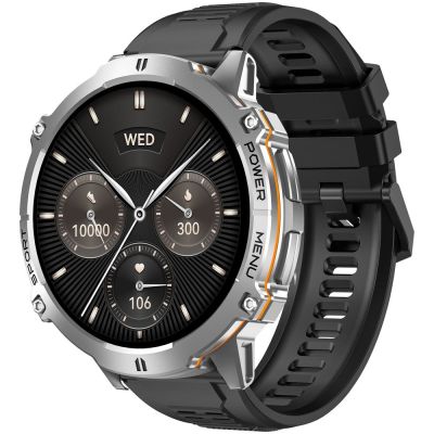 7. Smartwatch Gravity Grafitowy Pasek + Bransoleta GT42-3