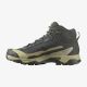 4. Buty turystyczne Salomon X Ultra 5 Mid GTX - peat/gray green/blue