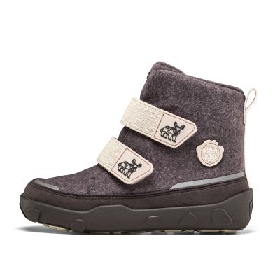 4. Buty zimowe barefoot z wełną z recyklingu Affenzahn Comfy Rhino (01250-80028)