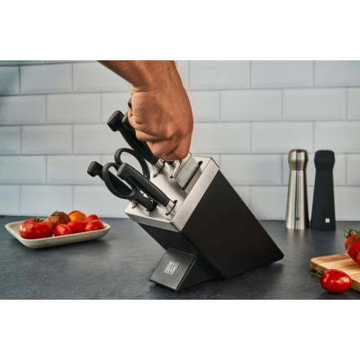 7. Zestaw noży samoostrzących ZWILLING Four Star 35145-007-0 7 elementów czarny