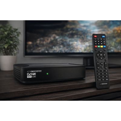 7. ESPERANZA TUNER DVB-T2 H.265/HEVC EV108R