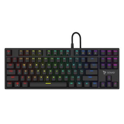 3. SAVIO KLAWIATURA MECHANICZNA RGB OUTEMU RED TEMPEST X2