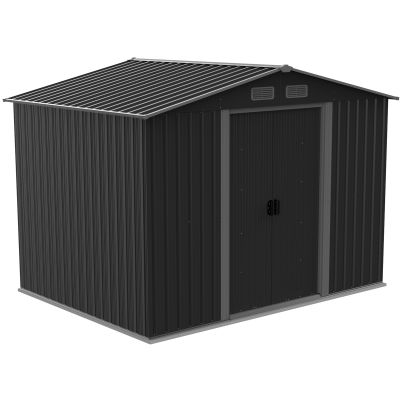 3. DOMEK OGRODOWY NARZĘDZIOWY METALOWY 205X257X202CM