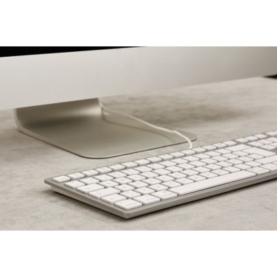 6. CHERRY KC 6000C FOR MAC klawiatura Uniwersalne USB QWERTZ Niemiecki Srebrny