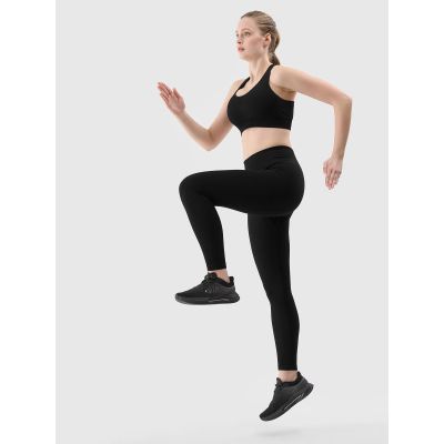 3. Biustonosz treningowy bezszwowy z niskim wsparciem damski 4F 4FRSS24USBAF139-20S