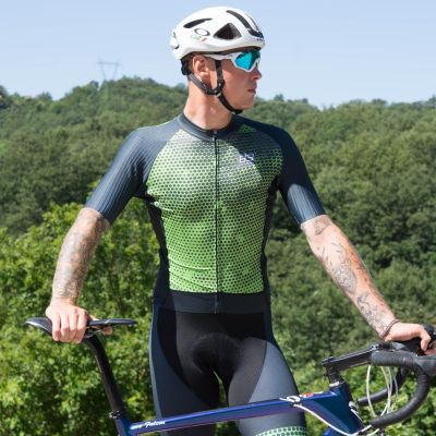 3. Biemme koszulka PORDOI czarno zielona XL