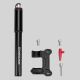 6. Mini pompka rowerowa Rockbros SMART-B 150 PSI do wentyli Presta i Schrader - czarna