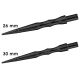 5. Końcówki steeltip Harrows APEX SABRE black