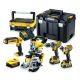2. DEWALT ZESTAW COMBO 18V DCK551P3T (DCD796+DCF887+DCS39+DCS331+DCL050) 3x5,0Ah TSTAK