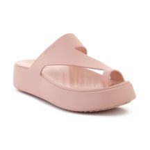 CROCS GETAWAY PLATFORM TOE LOOP W PINK CARAMEL 210834-7AF