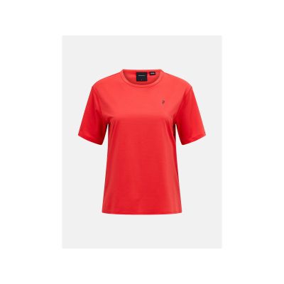 Koszulka PEAK PERFORMANCE Trail Shortsleeve Women czerwony