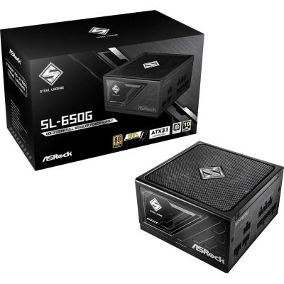7. Zasilacz ASRock STEEL LEGEND 650W 80 Plus Gold