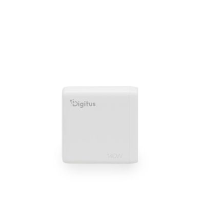 2. Digitus Ładowarka sieciowa GaN II 140W | 3x USB-C, 1x USB-A | PD 3.0, QC 3.0 | Biała