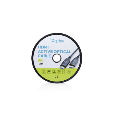 2. Digitus Hybrydowy kabel światłowodowy HDMI AOC, UHD 8K, 40 m