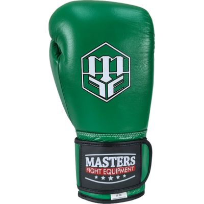 13. Rękawice bokserskie skórzane RBT-GREENSTRIKE 12 oz zielone