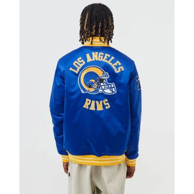 3. Kurtka Mitchell & Ness NFL Heavyweight Satin Jacket Los Angeles Rams M OJBF3413-LARYYPPPROYA