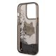 7. Etui Karl Lagerfeld Glitter Choupette Head na iPhone 14 Pro - czarne