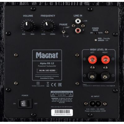 17. Subwoofer aktywny Magnat Alpha RS 12 czarny