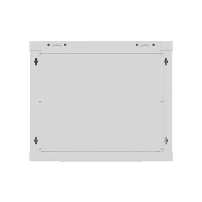 29. LANBERG SZAFA INSTALACYJNA RACK WISZĄCA 19" 9U 600X600 SZARA DRZWI PERFOROWANE (FLAT PACK)