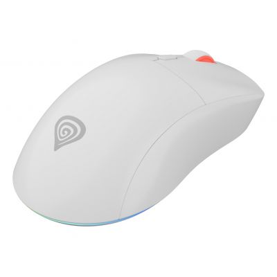 2. GENESIS Zircon XIII myszka Gaming Oburęczny RF Wireless + USB Type-C Optyczny 26000 DPI
