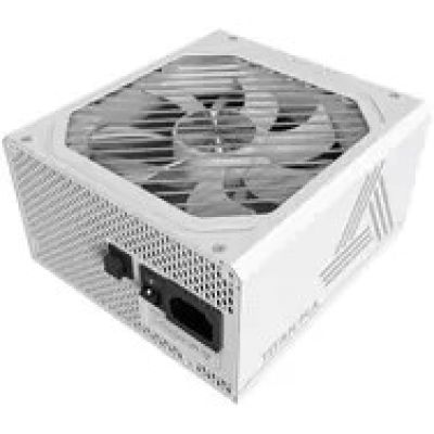 Montech Titan PLA 1000W - 80 PLUS & Cybenetics Platinum, modułowy, PCIe 5.1 - 1000 Watt, biały