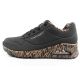 2. Skechers Uno-Loving Love buty sneakersy sportowe damskie modne czarne