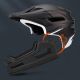 12. Kask rowerowy fullface Wozinsky z odpinanym daszkiem lekki 57-62 cm - czarny