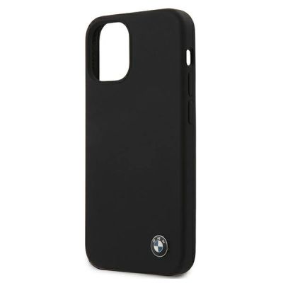 6. Etui BMW Silicone Signature na iPhone 12 mini - czarne